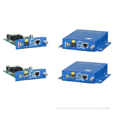 Managed Fiber Media Converter with Fast Ethernet Onaccess 201r